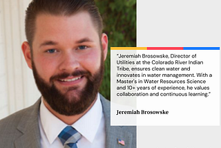 Leading the Charge as a Water Resources Administrator | Jeremiah Brosowske