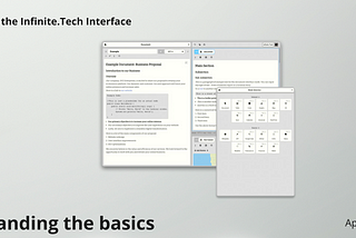Introduction to the Infinite.Tech Interface