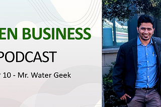 Tech Enabled Water Management Solutions: Podcast