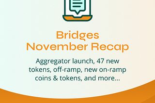 Bridges November Recap