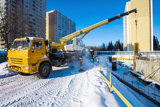 industrial snow removal team in western new York