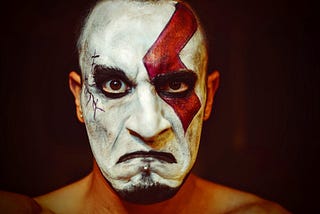 How to facepaint yourself like Kratos (God of War)