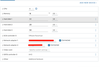 Terraform provision multiple vm with multiple network interface and patch update from AWX (ansible)