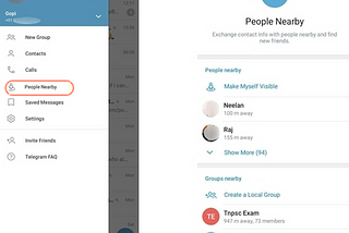 Micro Series 5 : Telegram -People nearby