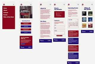 Desktop, Mobile & App Design Project