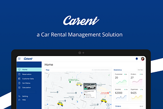 UI Case Study — a Car Rent Management Web App