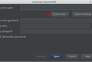 How To Generate A Signed APK.