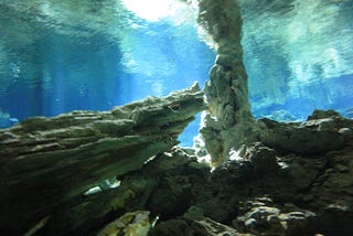 Cenote diving in Tulum, Mexico