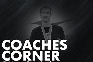 Coaches Corner (Bob Jones)