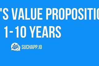 SuchApp’s Value Proposition over the First Ten Years