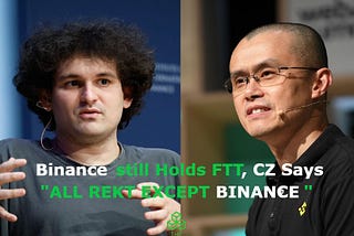 Binance Still Holds FTT, CZ Says