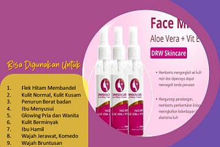 Cream Dan Sunscreen Drw Skincare Gresik, Cream Dompet Kulit Drw Skincare Jember, Cream Drw Paket Glowing Drw Skincare Jombang