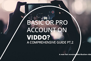 A guide to VIDDO account types II