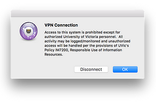 UVic VPN on macOS