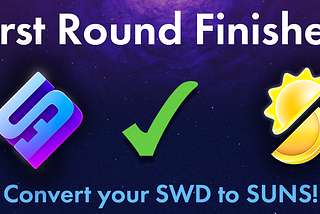 First Round of SWD Token Conversions Complete