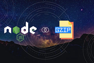 Gzip compression with Node.js