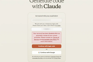 How to Fix Claude AI “Your account has been disabled after an automatic review” Error