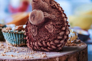 Hedgehog Chocolate Figure