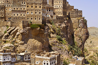 The 800 years old village of Al Hajjarah in Haraz Mountains, Yemen
