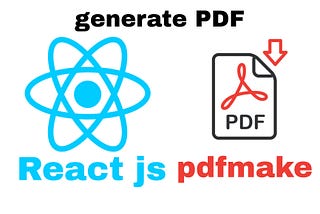 Import font and create PDF with PDFmake from React js