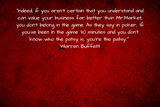 Investment lessons from Warren Buffet (5)