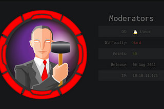 Moderators — Hackthebox Walkthrough