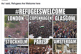 What I discovered when I declared #RefugeesWelcome month on Facebook