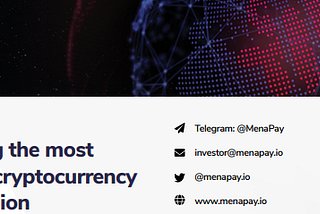 MenaPay: Decentralised payment gateway in the Middle East and Africa