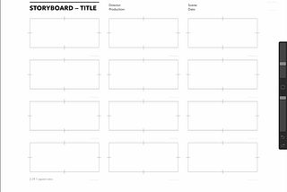 Procreate storyboard templates ✏️