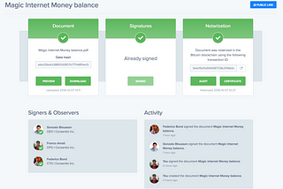 Introducing Signatura: document signing on the blockchain