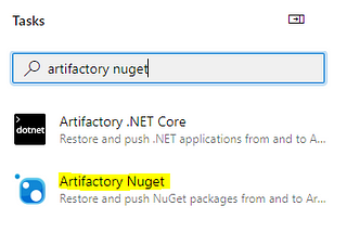 Restoring NuGet Packages from Artifactory into Azure DevOps