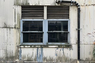 Decaying facade