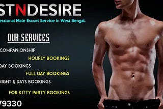 Do you need a Male Sex Escort? Playboy in Kolkata for Female