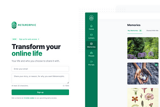 Metamorphic Early Access Sign Ups: The road to a better online life