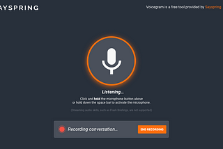 Introducing Voicegram by Sayspring