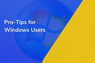 If you are a windows user and always think of finding new ways to work faster, here some tips for…