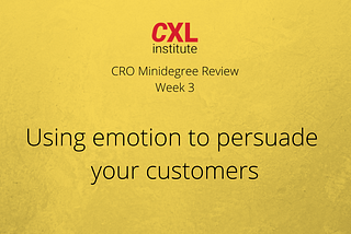 Using emotion to persuade your customers