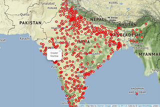 Custom Clustering Of 500+ Indian Cities