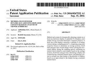 My Take: Fundamental Patent Granted to AdMobilize; Locking Intellectual Property for DOOH’s…