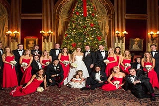 Christmas Theme Wedding