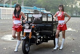 Sukses Mudik dengan Motor Roda Tiga Losbak