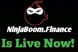 NinjaBoom.Finance Just Launch !