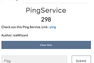 b00t2root ’19 CTF writeup [web 298 pts]PingService