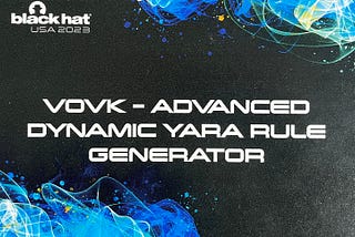Vovk — Advanced Yara rule generator