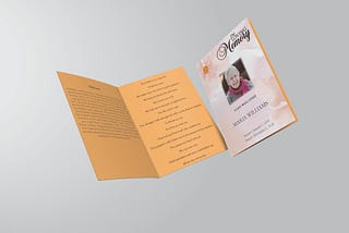 FUNERAL PROGRAMME TEMPLATE
