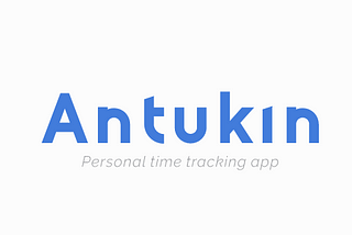 Antukin: Personal time tracking app