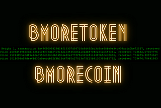 Just released a CPU mineable coin ‘BMoreCoin’