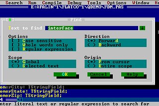Bring back the Turbo Pascal IDE!