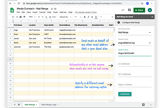 Send Mass Emails with Gmail
