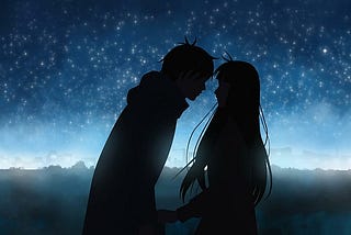 And The Moon Blushed.